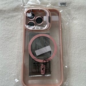 Protective Pink Phone Case for 16PRO